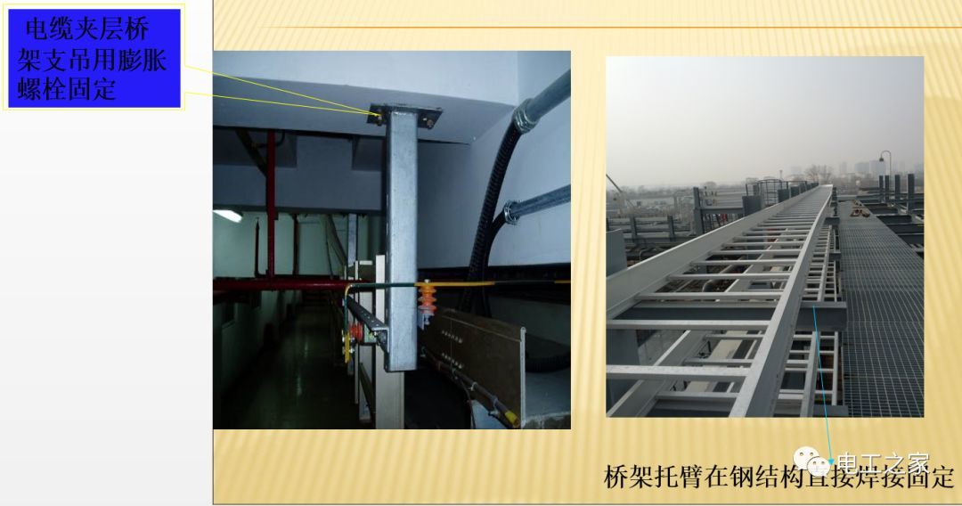 一條完成開關(guān)柜安裝,電纜橋架施工,電纜敷設(shè)及布線施工,照明配電箱施工