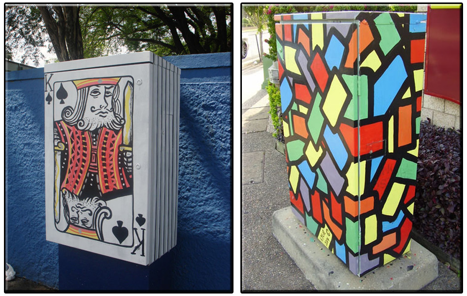 Not 配電箱影響市容，但你不知道如何美化它。