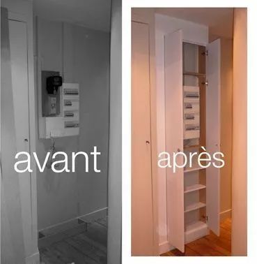 你家人的配電箱隱藏得好嗎?新房子的裝飾看起來很漂亮,因為做得很好。